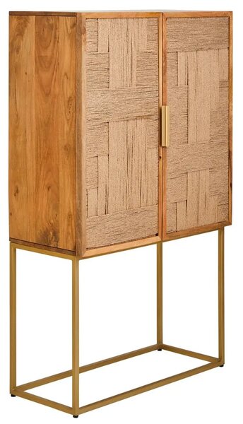 Teaneck Wooden Storage Cabinet With 2 Doors In Natural