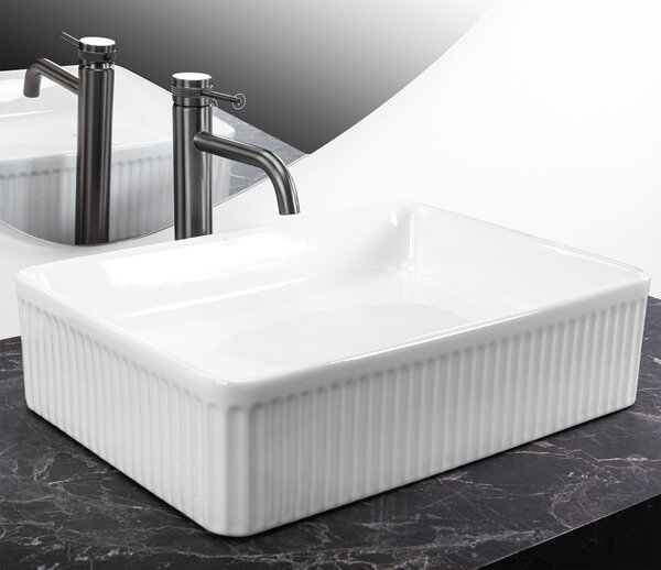 Countertop washbasin Rea Fiorella