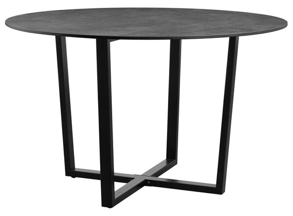 Aldgate Large Wooden Dining Table In Anthracite