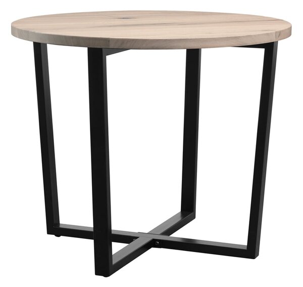 Bethany Small Wooden Dining Table In Rustic White