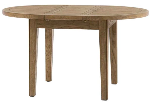 Bethesda Wooden Round Extending Dining Table In Natural
