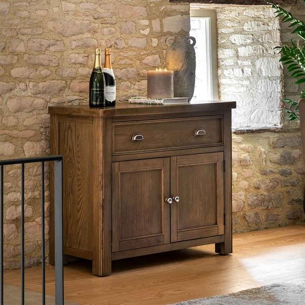 Bethesda Small Sideboard With 2 Doors 1 Drawer In Natural