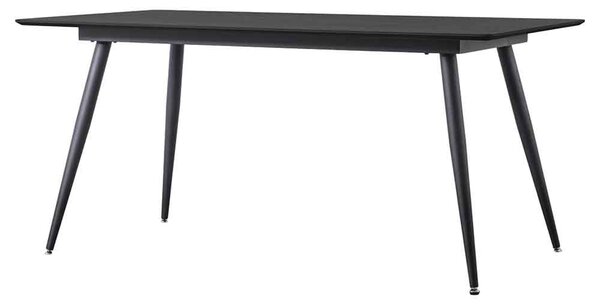 Aptly Wooden Rectangular Dining Table In Black