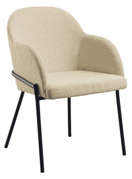 Wayne Fabric Armchair In Natural