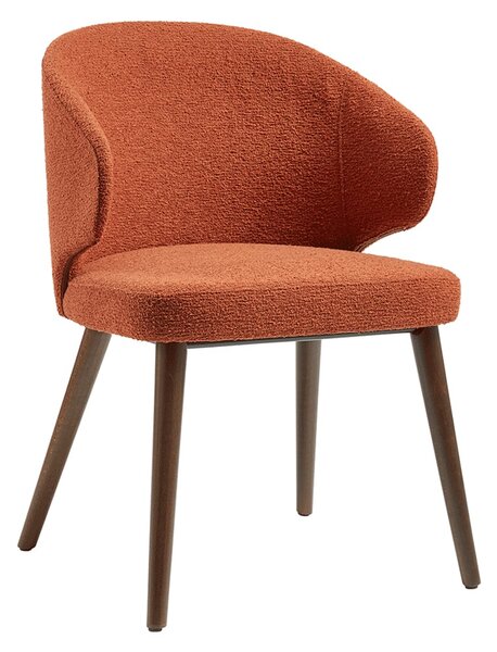 Stoughton Fabric Armchair In Terracotta