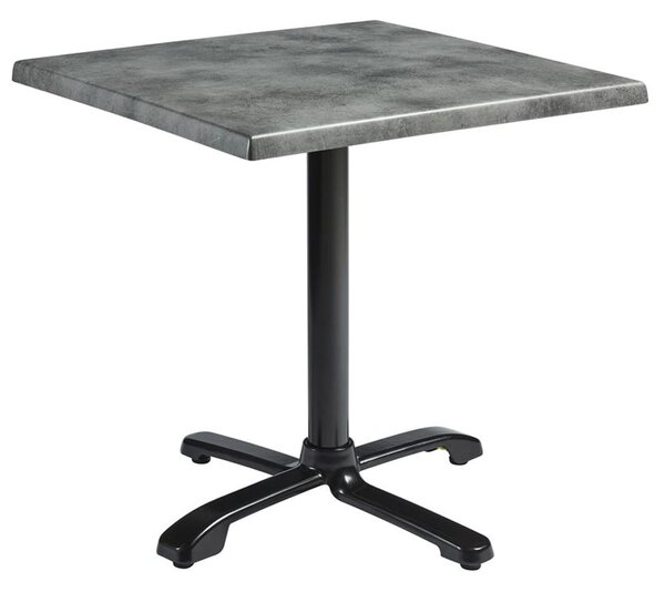 Fernie 70cm Wooden Flip Top Square Bistro Table In Cement