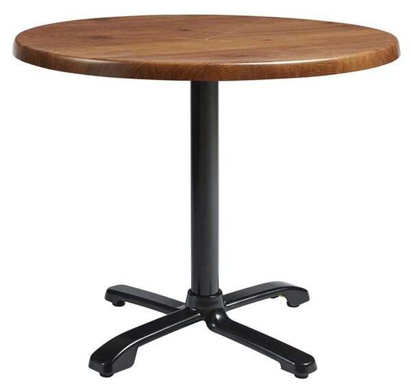 Fernie 60cm Wooden Flip Top Round Bistro Table In Natural