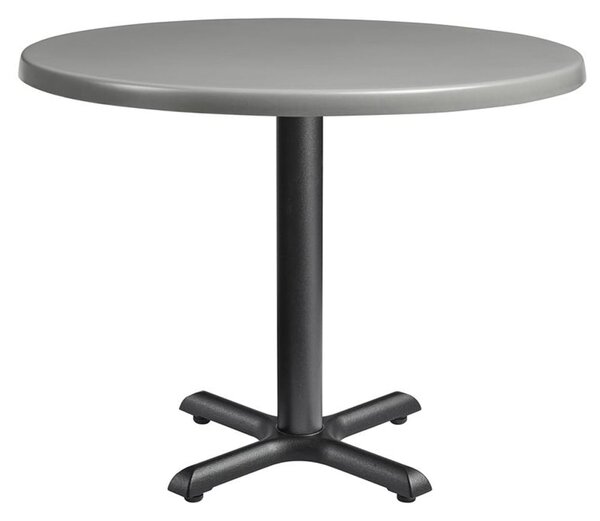 Fernie 60cm Wooden Round Bistro Table In Grey