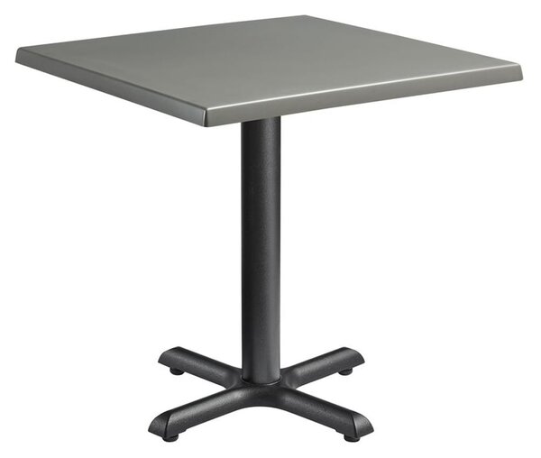 Fernie 60cm Wooden Square Bistro Table In Grey
