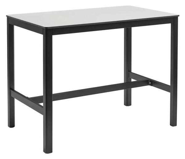 Extro 120cm Wooden Bar Table In White