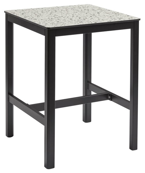 Extro 60cm Wooden Bar Table In Mixed Terrazzo