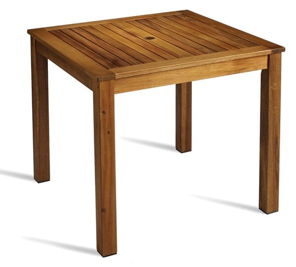 Helena Wooden Square Dining Table In Natural