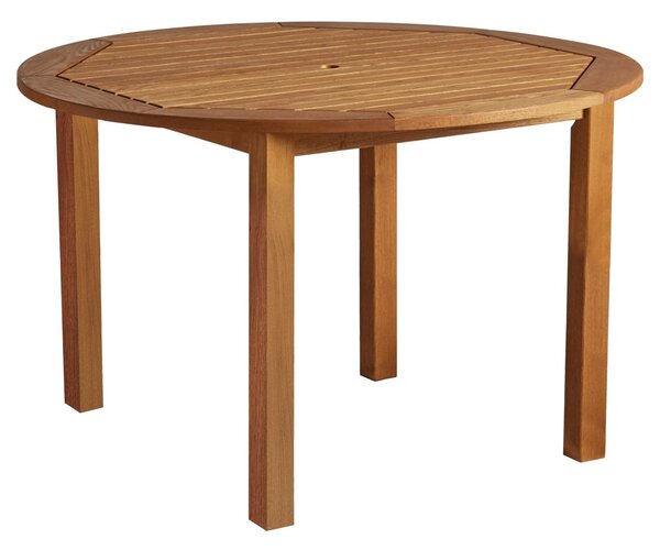 Marietta Wooden Round Dining Table In Natural