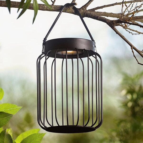 Valrico Metal Rechargeable Table Lamp In Matt Black