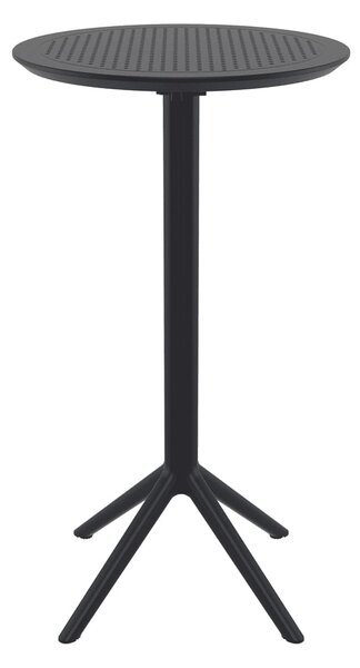 Shipley 60cm Polypropylene Bar Table In Black