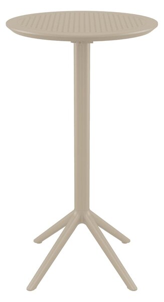 Shipley 60cm Polypropylene Bar Table In Taupe