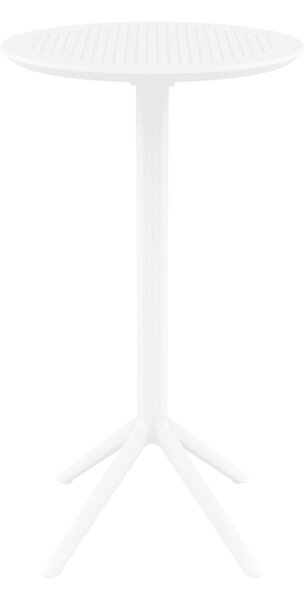 Shipley 60cm Polypropylene Bar Table In White