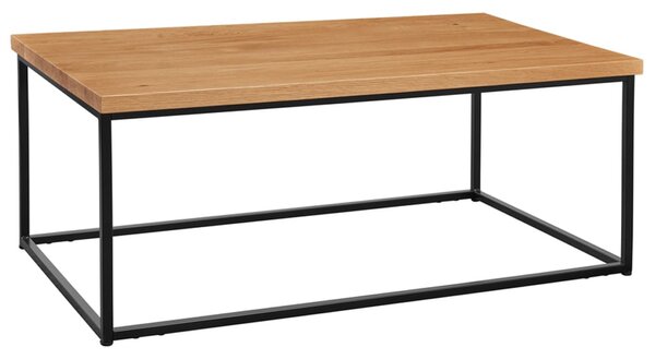 Wichita Wooden Rectangular Coffee Table In Natural Oak