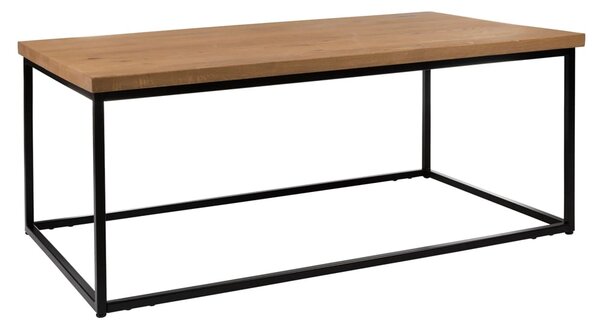 Wichita Wooden Rectangular Coffee Table In Rustic Antique