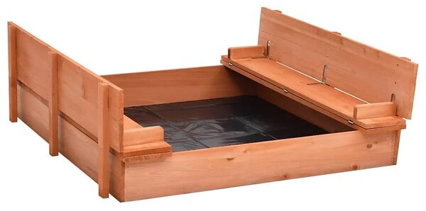 Ypsilanti Wooden Sandbox In Natural