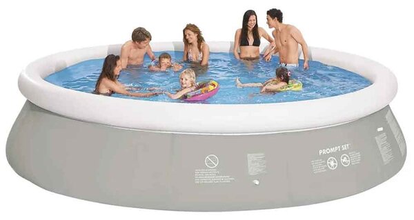 Jilong Round Inflatable Swimming Pool 450x122cm In Grey