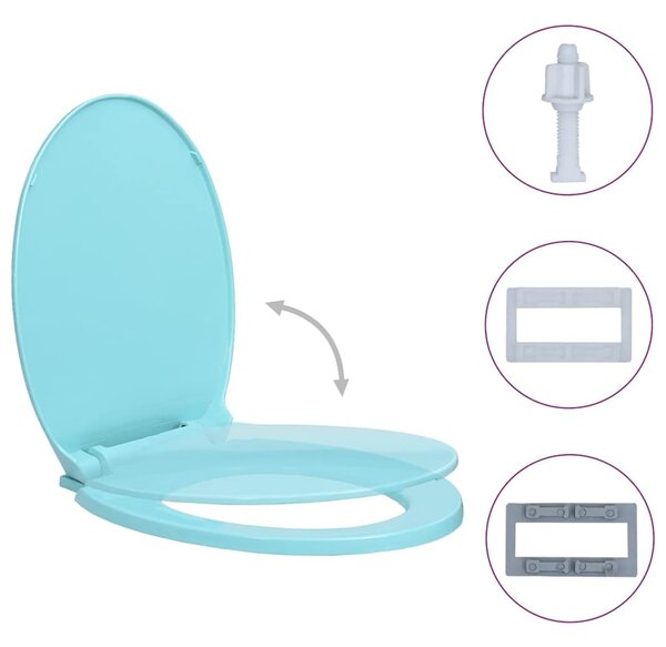 Irvine PP Oval Soft-Close Toilet Seat - Green
