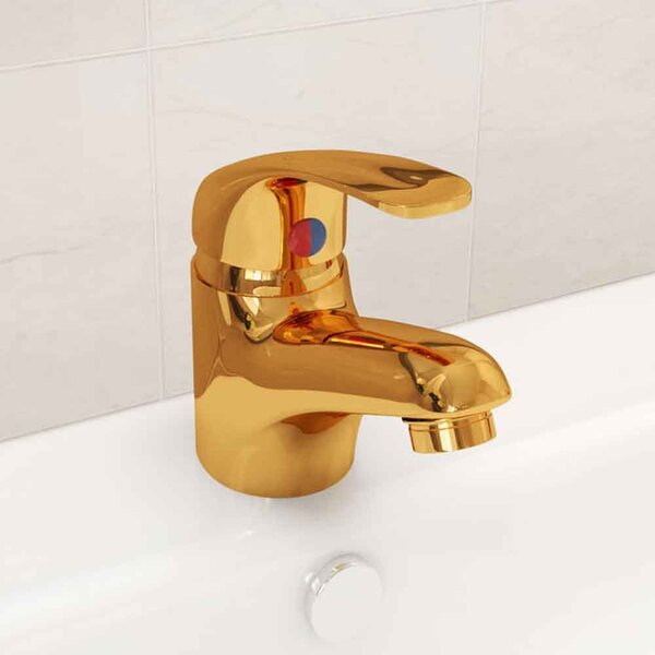 Absecon Basin Mixer Tap - Gold