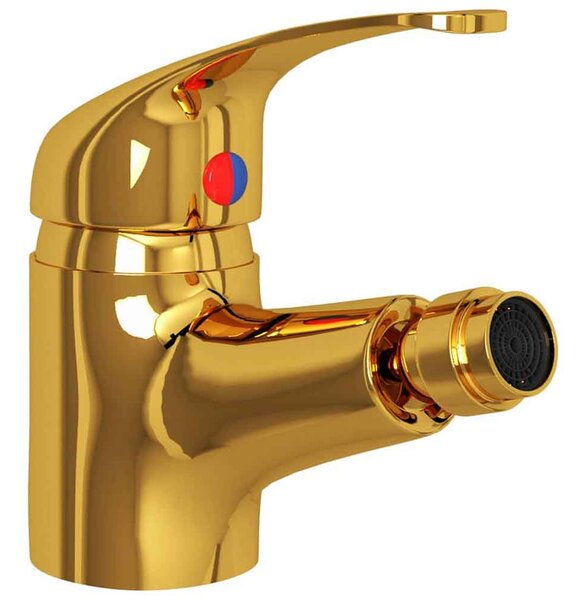 Absecon Bidet Mixer Tap Without Waste - Gold