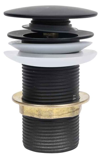 Abbotsford Un-Slotted Pop-Up Basin Waste - Black
