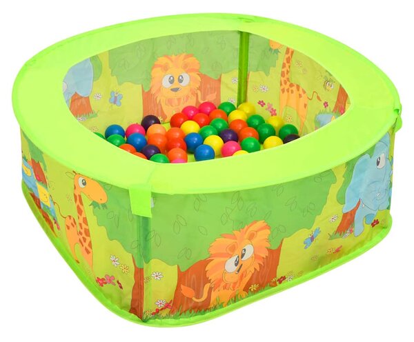 Brevard Polyester Multicolour Kids Ball Pool With 50 Balls