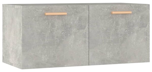 Wall Cabinet Concrete Grey 80x35x36.5 cm Engineered Wood