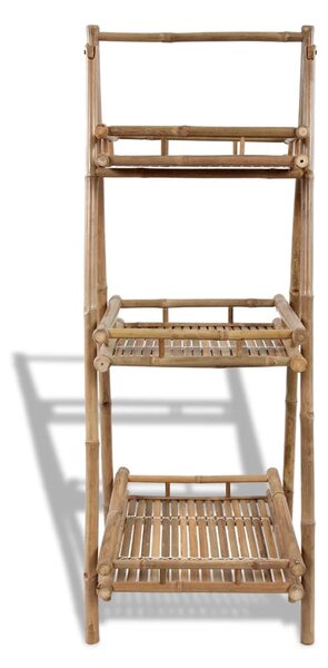 3-Tier Folding Bamboo Plant Rack