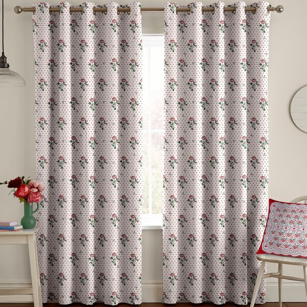 Cath Kidston Love Letter Made to Measure Curtain Rose