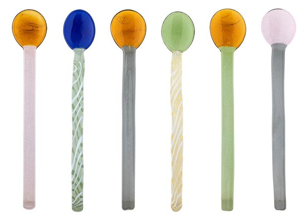 Bloomingville Takao spoon 15 cm 6-pack Multi