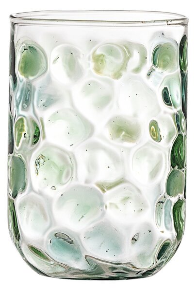 Bloomingville Rondha drinking glass 36 cl Green