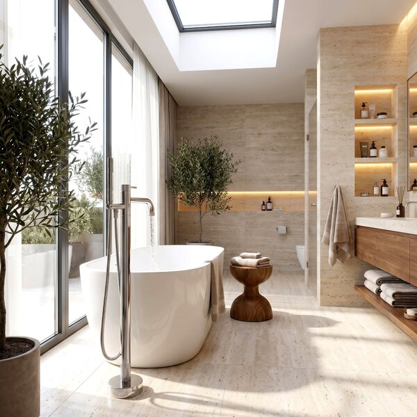 Free-standing faucet Rea Venti Chrome