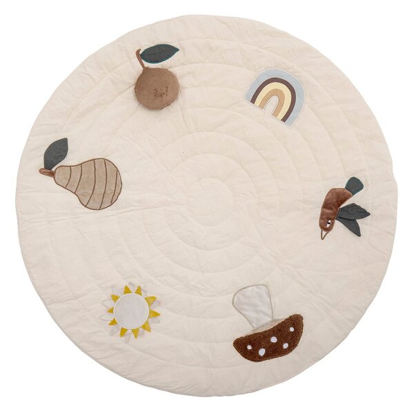 Bloomingville Agnes play mat Ø100 cm White