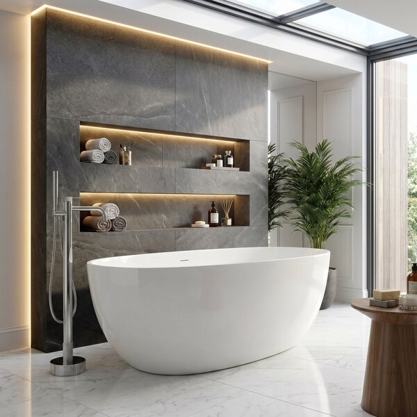 Free-standing faucet Rea Venti Chrome