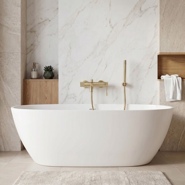 Bath faucet REA Venti Brush Gold