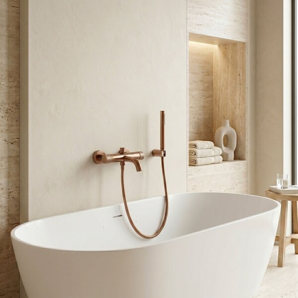 Bath faucet REA Venti Brush Copper