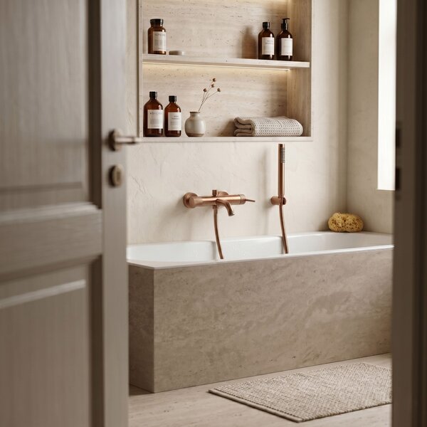Bath faucet REA Venti Brush Copper