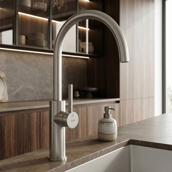 Kitchen faucet REA Rivo Brush Nickel
