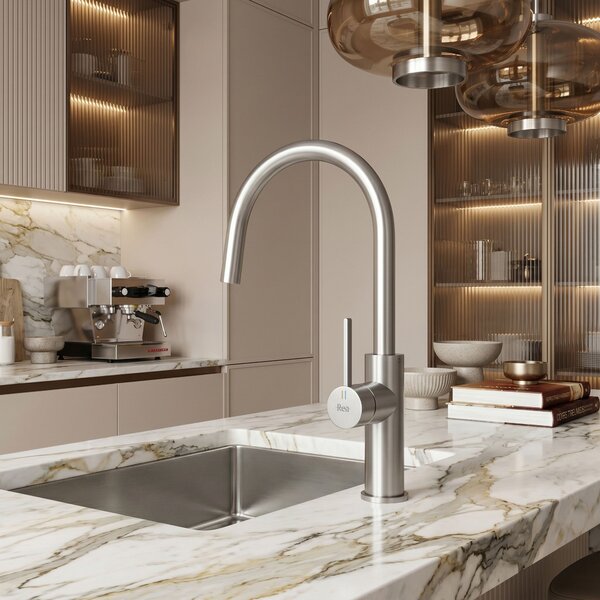 Kitchen faucet REA Rivo Brush Nickel