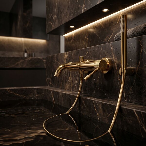 Bath faucet REA Venti Gold