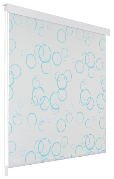 Shower Roller Blind 80x240 cm Bubble