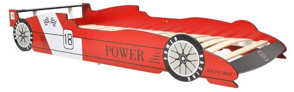 Children's Race Car Bed 90x200 cm Red