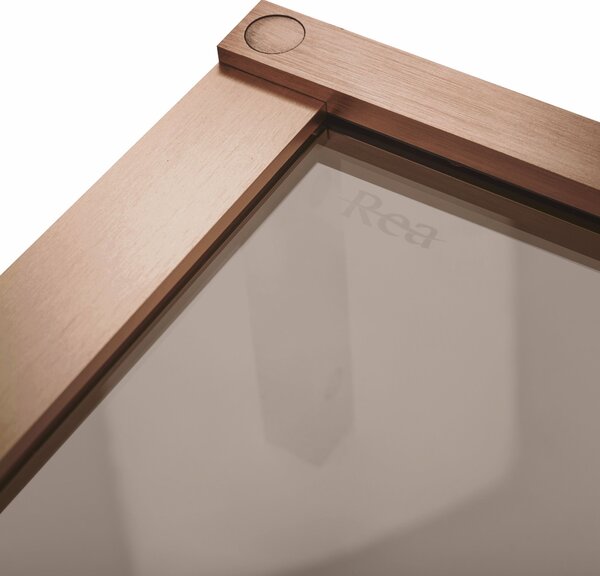Shower doors Rea Hugo 80 Copper Brush