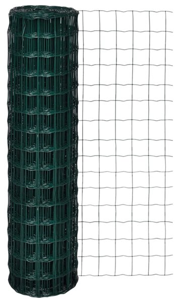 Euro Fence Steel 25x1.5 m Green