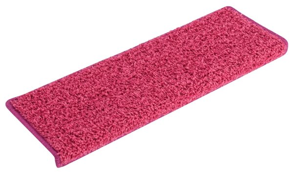 Carpet Stair Treads 15 pcs 65x21x4 cm Pink