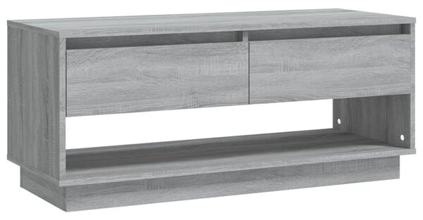 TV Cabinet Grey Sonoma 102x41x44 cm Engineered Wood